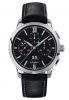 Senator Chronograph Panorama Date Stainless Steel / Black / Calf / Folding