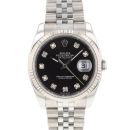 Datejust 36 Jubilee Fluted Black Diamond Dial von Rolex