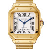 Cartier Santos de Cartier Edelstahl Gelbgold großes Modell