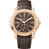 Aquanaut Travel Time 5164 Rose Gold / Brown