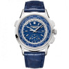 World Time Chronograph 5930 White Gold / Blue
