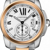 Calibre de Cartier 42 Stainless Steel / Pink Gold / Silver / Bracelet
