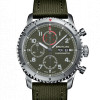 Aviator 8 Chronograph 43 Stainless Steel / Curtiss Warhawk / Canvas / Fold