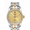 Glamour Date 36 Stainless Steel / Yellow Gold / Champagne / Bracelet