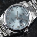 ROLEX DAY-DATE Chronometer in Platinum Ice Blue 118206 von Rolex