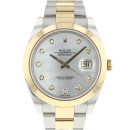 Datejust 41 Gold/Steel MOP Diamond Dial von Rolex