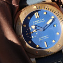 Panerai Luminor Submersible Bronzo Blu Abisso 42mm PAM01074 Perfect Full Set von Panerai