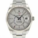 Sky-Dweller Steel Fluted White Dial von Rolex