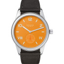 Nomos Glashütte Herrenuhr Club Campus 38 future orange 729 von Nomos Glashütte