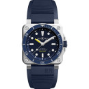 Bell & Ross Herrenuhr BR03 BR0392-D-BU-ST/SRB von Bell & Ross