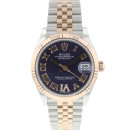 Datejust 31 Midsize Steel / Everose Gold Jubilee Purple Diamond Dial NEW von Rolex
