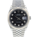 Datejust 36 Fluted Jubilee Black Diamond Dial NEW von Rolex