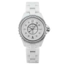 Chanel J12 White Ceramic Diamond bezel 33mm H3110 von Chanel