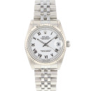 Datejust 31 Midsize Jubilee Fluted White Roman Dial von Rolex