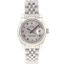 Lady Datejust 26 Jubilee Fluted Silver Roman Dial von Rolex