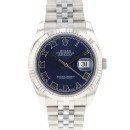 Datejust 36 Jubilee Fluted Blue Roman Dial von Rolex