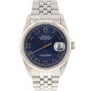 Datejust 36 Jubilee Fluted Blue Roman Dial von Rolex