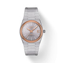 Tissot PRX 35mm Powermatic 80 Stahl & 18K Goldlünette von Tissot