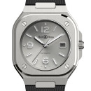 Bell & Ross BR 05 GREY STEEL cadran gris sur caoutchouc von Bell & Ross