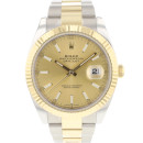 Datejust 41 Gold/Steel Fluted Oyster Champagne Dial Like NEW von Rolex