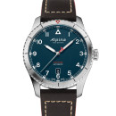 Startimer Pilot Automatic Petroleum Blue 41 mm von Alpina