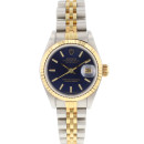 Datejust 26 Steel Gold Jubilee Fluted Blue Dial von Rolex