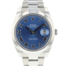 Datejust 41 Steel Oyster Blue Roman Dial NEW '22 von Rolex