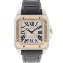 Santos 100 MM Steel Rose Gold von Cartier