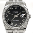 Rolex Datejust Ref. 116200 Automatik Edelstahl mit Diamantlünette von Rolex