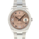 Datejust 36 Pink Roman Diamond Dial Factory RBR von Rolex